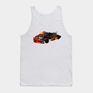 Kart racing cartoon illustration Tank Top